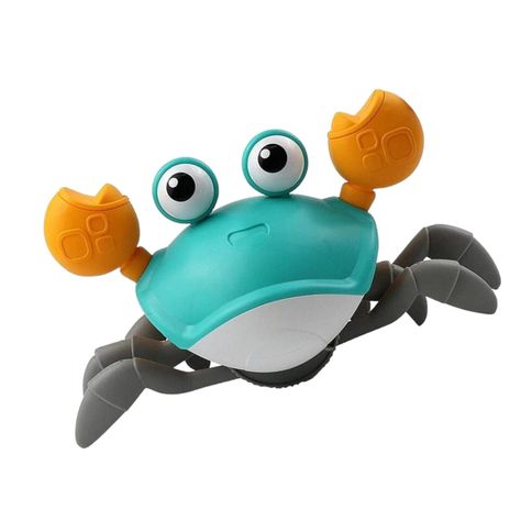Juguete Cangrejo Para Gateo y Movimiento Niños VERDE-1