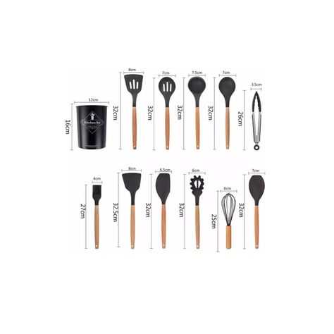 Set De 11 Utensilios de Cocina Antiadherentes-2