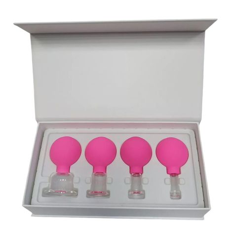 Ventosas Masajeador Facial Anticelulítico De Silicona 4P-1
