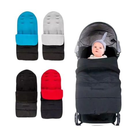 Saco Para Coche Bebé Impermeable Forro Polar Térmico-1