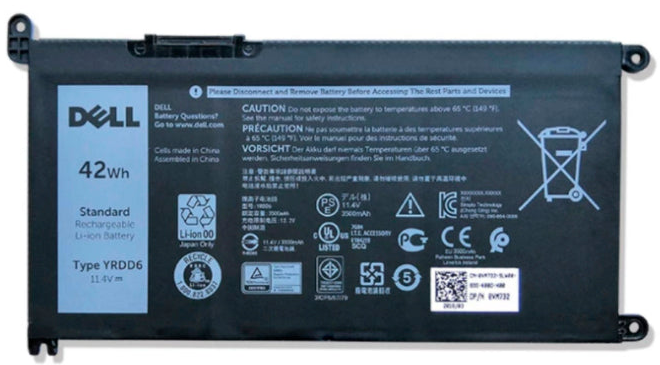 Batería Notebook Dell G3 3579 Batería Negro 33YDH-1
