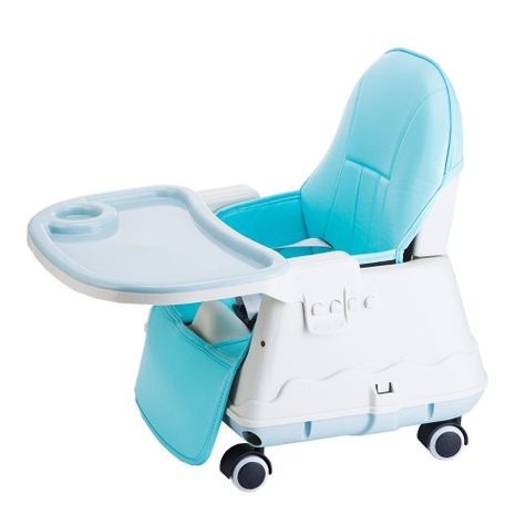 Silla De Comer Bebé - Modelo 3 En 1 - Turquesa - Chitines-2