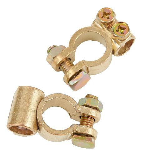 Terminal Borne Bateria Positivo/negativo Bronce Auto Stl1390-0