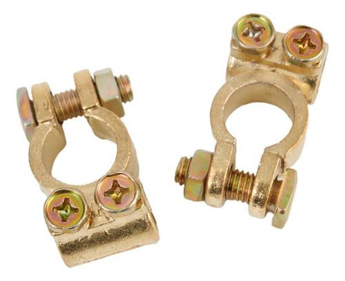 Terminal Borne Bateria Positivo/negativo Bronce Auto Stl1390-1