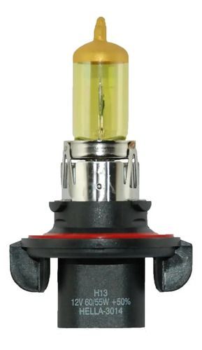 Ampolleta Halogena H13 12v 60/55w Amarillo Par 2 Unidades-0