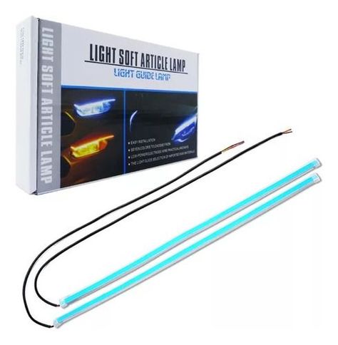 Tira Secuencial Led Foco Auto Flexible Universal X2 60cm K12-0