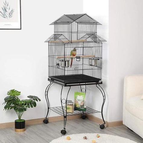 Jaula Rodante Loro aves Cacatua Canario 139cm 80933-1
