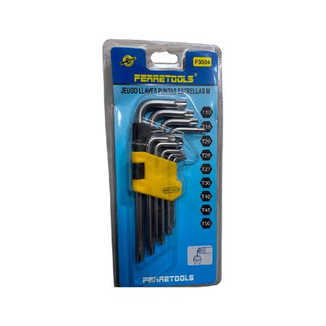 Set Juego De Llaves Punta Estrella  F3504-0