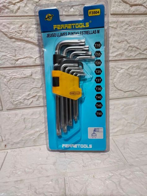 Set Juego De Llaves Punta Estrella  F3504-1