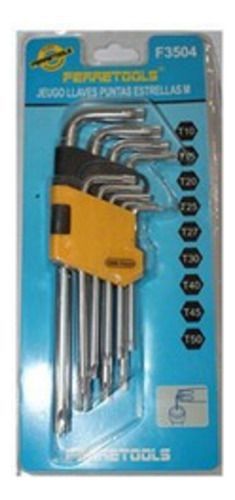 Set Juego De Llaves Punta Estrella  F3504-2