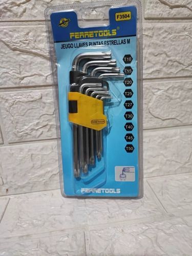 Set Juego De Llaves Punta Estrella  F3504-3