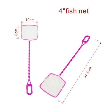 Red De Malla Fina 4' 10cm Peces Acuario Pecera-2