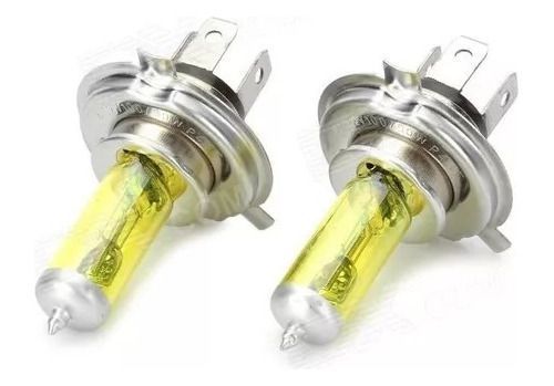 Ampolleta Halogena H4 12v 60/55w Amarilla Pack 10 Unidades-0