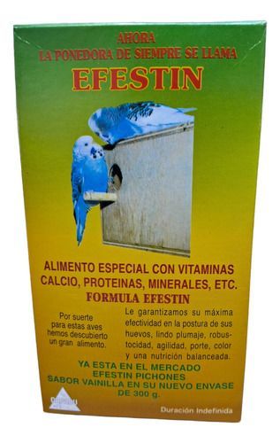 Efestin Alimento Vitaminas Ponedora Especial Para Aves 300gr-1