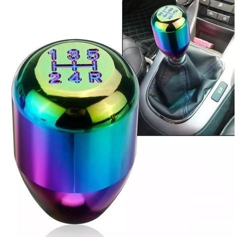 Pomo Palanca Cambio Tornasol 5ta Tuning Universal Pc0854-0