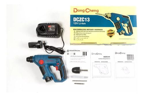 Taladro Rotomartillo Inalambrico 12v/2.0ahx2 13mm Dczc13-1