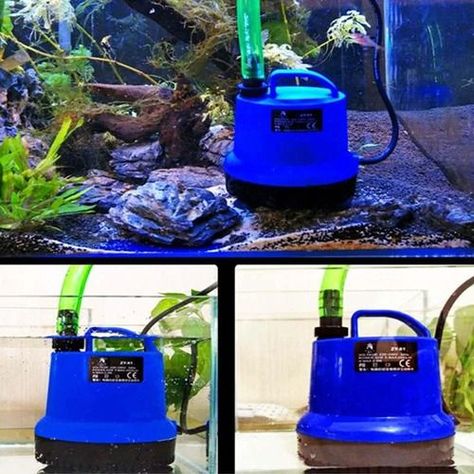 Bomba Agua Sumergible Vaciar Piscina Acuario 2.500lh Yz-x1-1