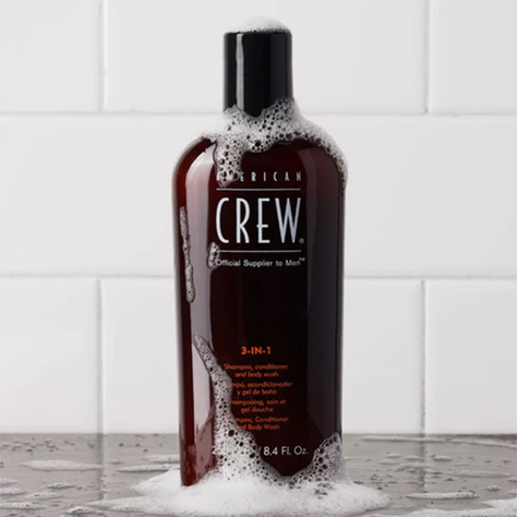 American Crew Classic 3 In 1 Shampoo, Conditione & Wash Plus-1
