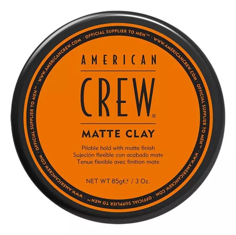  American Crew Cera Matte Clay Fijación Media/alta 85g-0