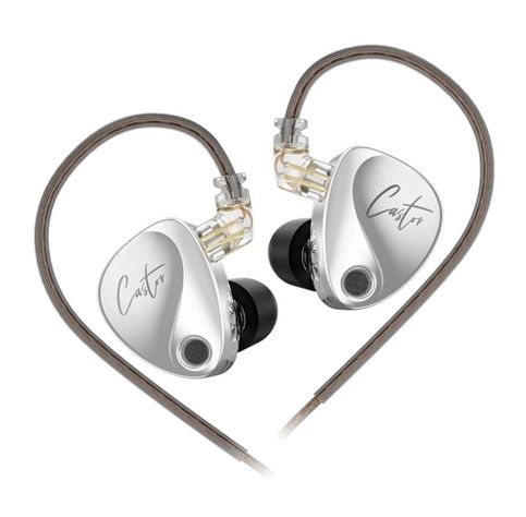 Audífonos KZ Castor Harman Target  + Accesorios + Espumas + Estuche.-0