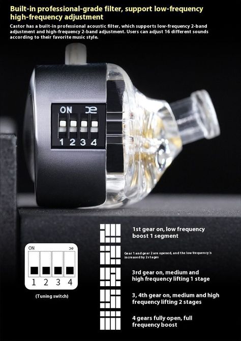 Audífonos KZ Castor Harman Target  + Accesorios + Espumas + Estuche.-3