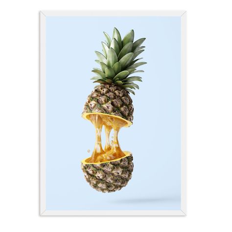 Cuadro Individual Piña Minimal-0