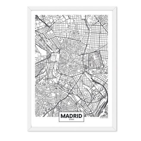 Cuadro Individual  Mapa Madrid-0
