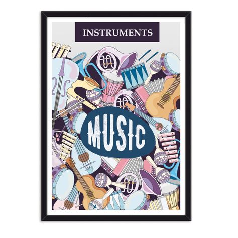 Cuadro Individual Instruments Music-0