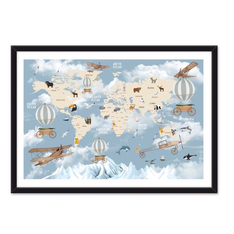Cuadro Individual  Mapa Infantil-0
