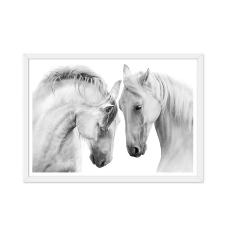 Cuadro individual Caballos Enamorados-0