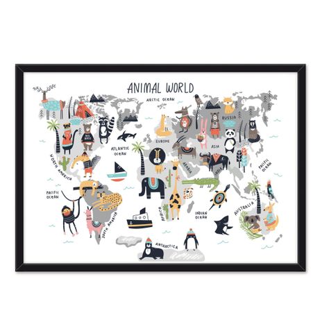 Cuadro Individual Animal World -0