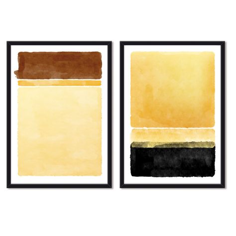 Set doble de Cuadros Abstracto Solar-0