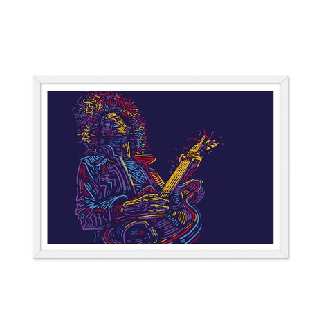 Cuadro individual Música Guitarra-0