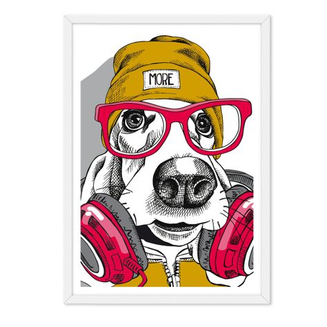 Cuadro individual Perro More-0