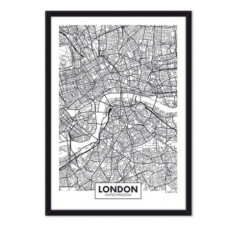 Cuadro Individual  Mapa Londres-0