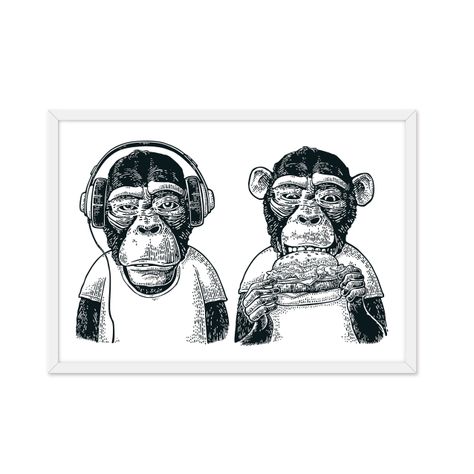 Cuadro individual Monkey-0