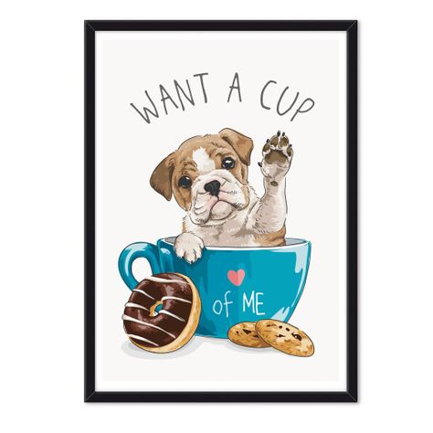Cuadro individual Want A Cup-0