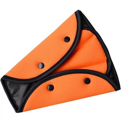 ADAPTADOR CINTURON DE SEGURIDAD PARA NIÑOS NARANJO-0