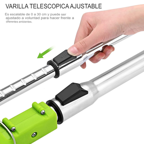 Cortadora De Césped Inalámbrica 21v + 2 Baterías Y Acceso-3