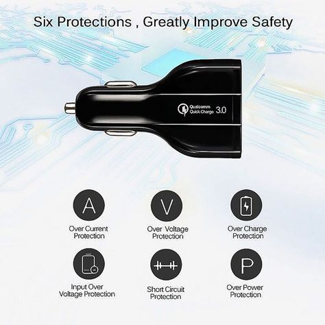 Cargador Rapido Auto Tipo C Y USB Doble -3