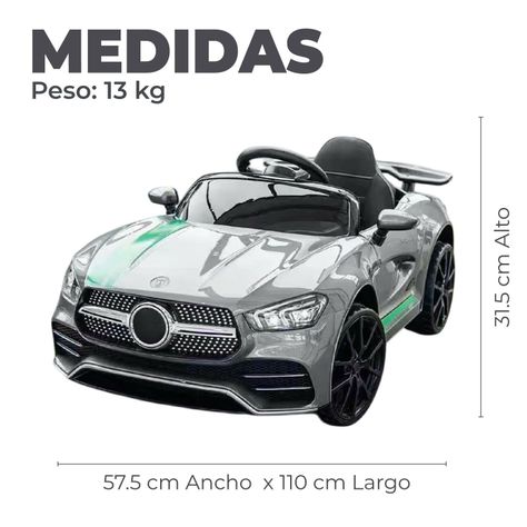 Auto Electrico Mercedes Con Control Remoto, Luces y Sonido-1
