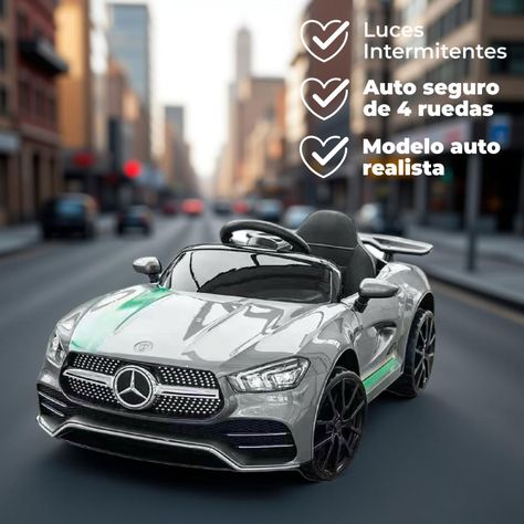 Auto Electrico Mercedes Con Control Remoto, Luces y Sonido-3