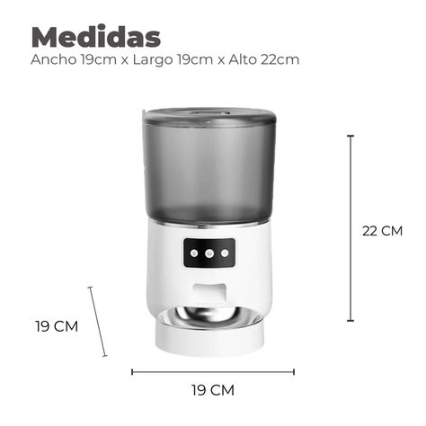 Dispensador Automatico Comida Mascotas 4 lts. Wifi-1