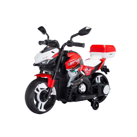 Moto Electrica Niño a Bateria Nitro Italy V4 Luz y Sonido-0