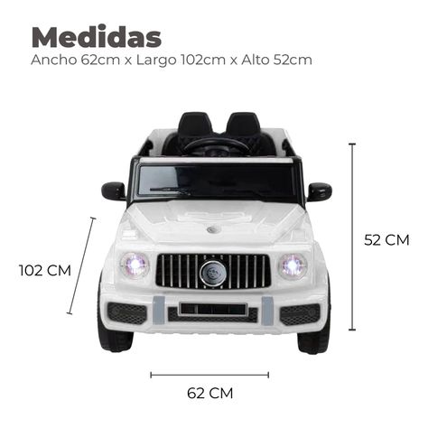 Jeep Eléctrico XXL 4x4 Mercedes Con Luz, Sonido y Control -2
