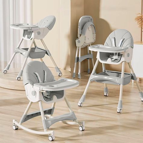 Silla Comer Mecedora 2 En 1 Bebe Reclinable Safe Baby  -2