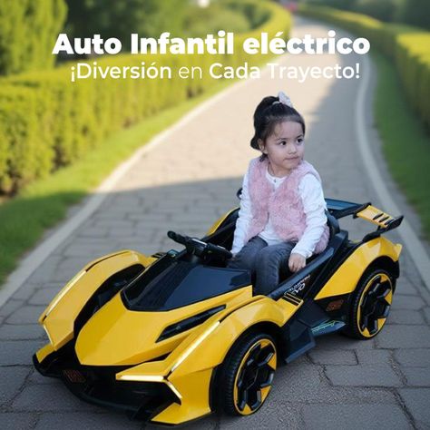 Auto Electrico para Niños Con Control Remoto, Luces y Sonido -2