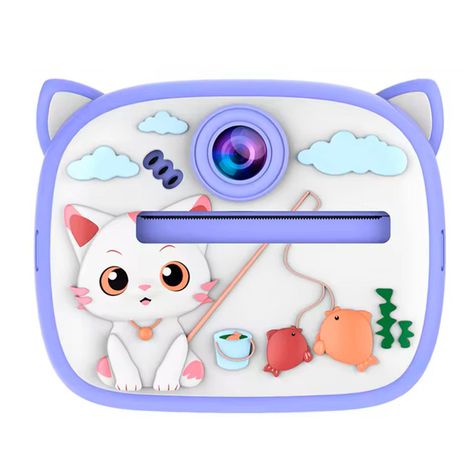 Camara Digital Instantanea Mini Impresora Termica Niños -0