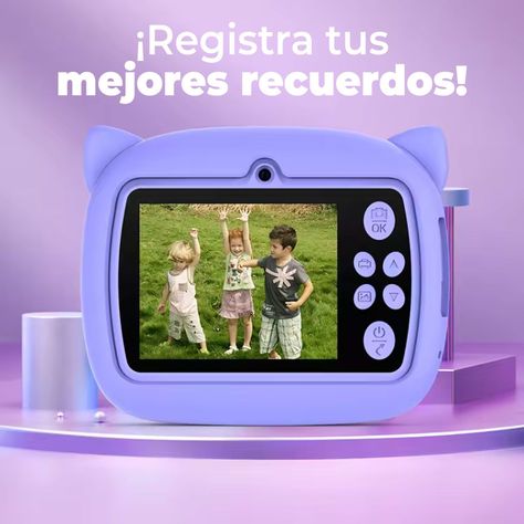 Camara Digital Instantanea Mini Impresora Termica Niños -2