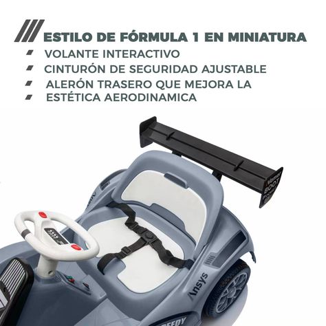 Auto Electrico para Niños Karting  Con Control, Luz y Sonido-3